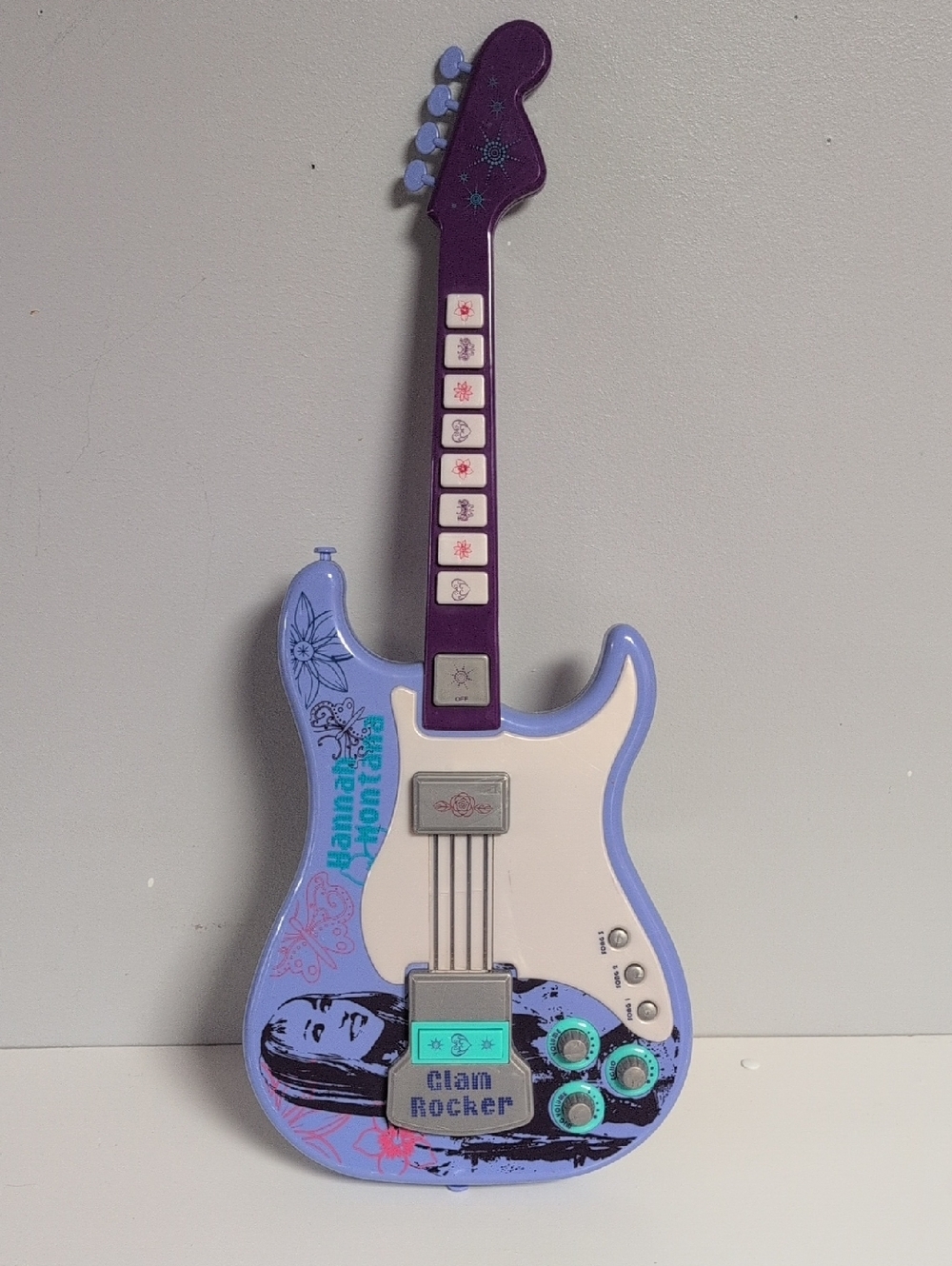 Disney Hannah Montana Electric Guitar Glam Rocker NOT WORKING For Parts Repair